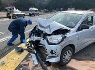 【速報】真庭市落合垂水の国道３１３号で乗用車と軽乗用車衝突　高齢女性が重体のもよう　岡山県警【岡山】