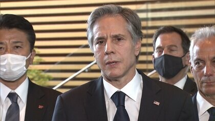 【速報】日米は「同盟国である以上に友人」ブリンケン国務長官が岸田首相と面会