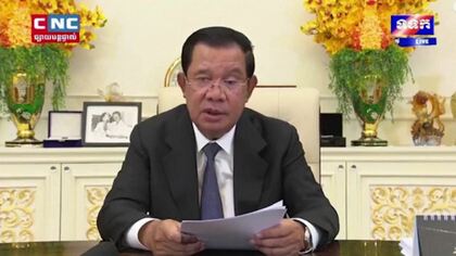 カンボジア 在任38年の首相辞任へ、後継は長男　政界は引退せず