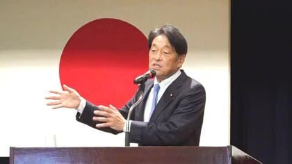 「ガソリン暫定税率」年内廃止の実績を強調　自民党・税制調査会長の小野寺議員が記念講演　福井県JA大会