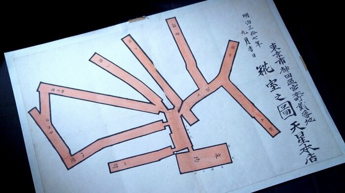 明治37年糀室之図 千代田区教育委員会所蔵