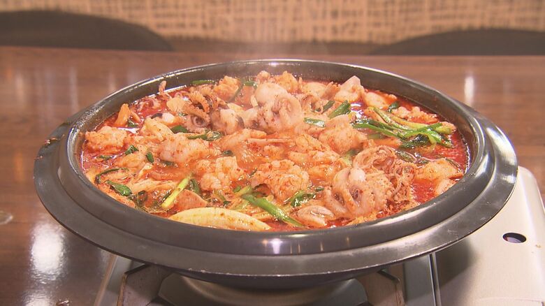 タコやホルモンなどの旨味広がる…韓国料理『ナッコプセ』が静かなブーム 港町・釜山で生まれたご当地海鮮鍋｜FNNプライムオンライン