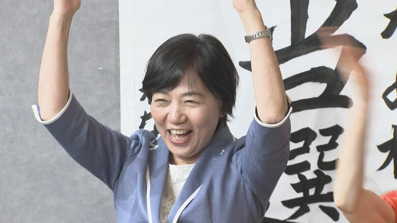衆議院議員から転身した堤氏　自公推薦の候補を破り大野城市長選に初当選｜FNNプライムオンライン