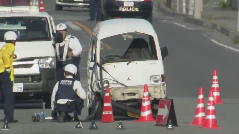 国道で車同士が衝突　高齢男性が死亡　片側1車線の見通しの良い直線道路　長野・小諸市　｜FNNプライムオンライン