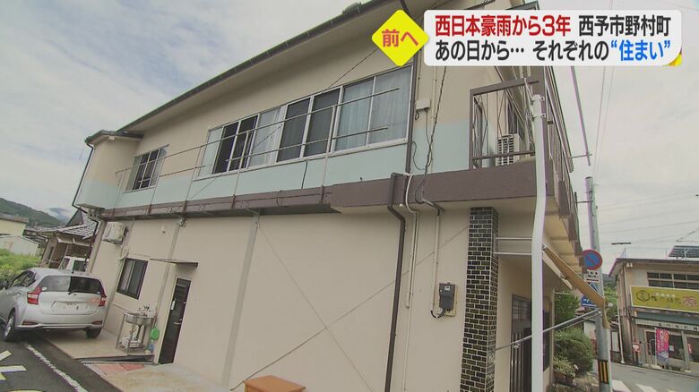 2階の高さ4メートルまで水に浸かった大塚さんの自宅