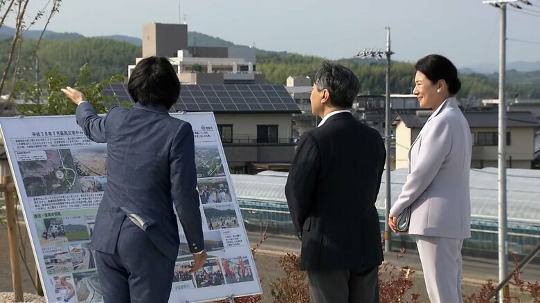 川が決壊し浸水した地域に整備された「まびふれあい公園」をご訪問