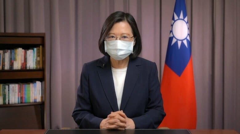 蔡英文総統は「退かない」と述べて台湾の結束を求めた
