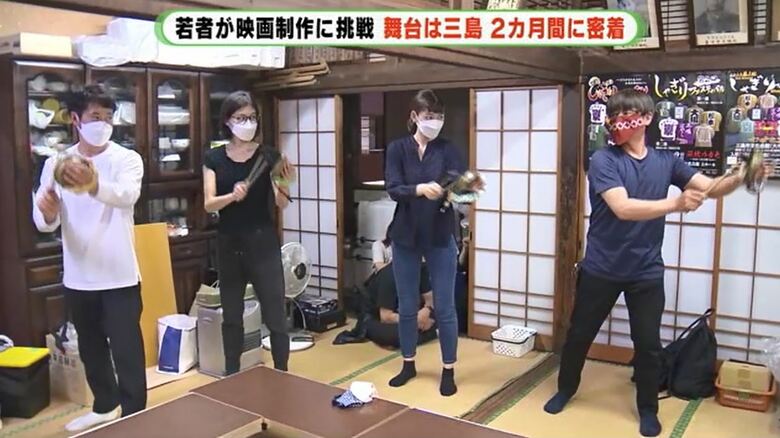 青年会が「しゃぎり」を指導