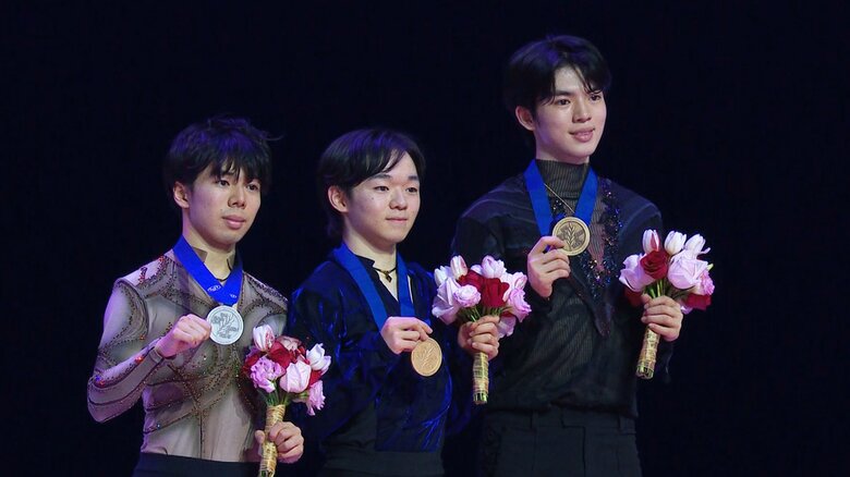 四大陸選手権で表彰台にのぼった鍵山優真