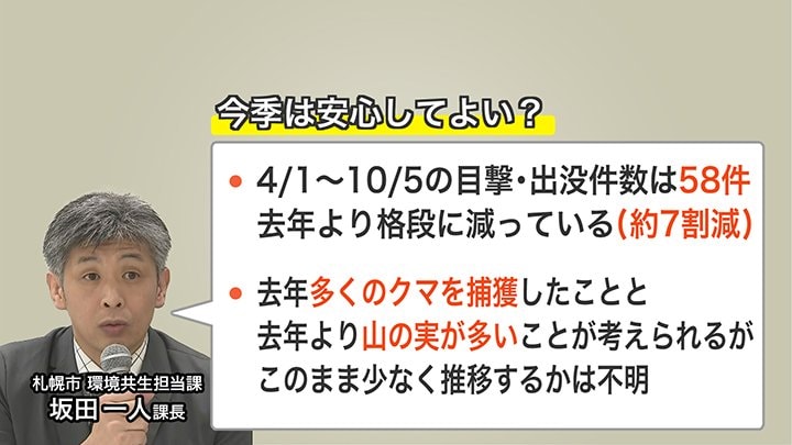 札幌市環境共生担当課 坂田一人課長によると…