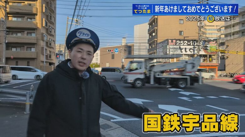 かつて鉄道路線「国鉄・宇品線」が通っていた出汐2丁目北東角交差点