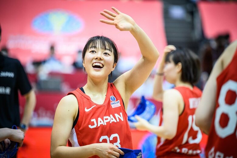 東京五輪3人制代表の山本麻衣選手（2月13日、対ボスニア・ヘルツェゴヴィナ戦より）（Ｃ）FIBA