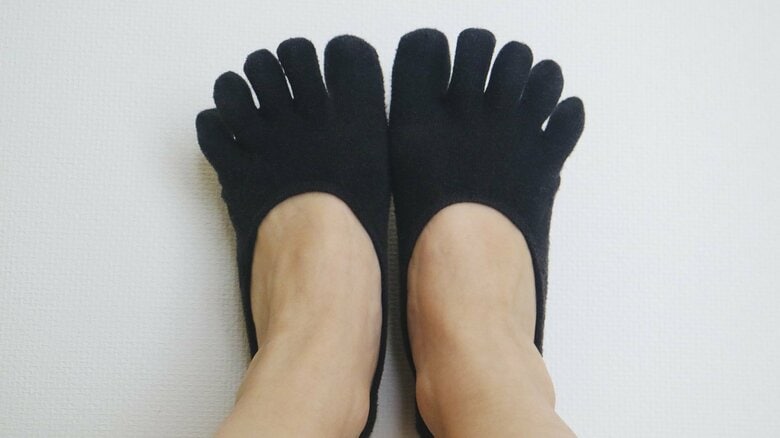 5本指ソックスは効果的（画像はイメージ）