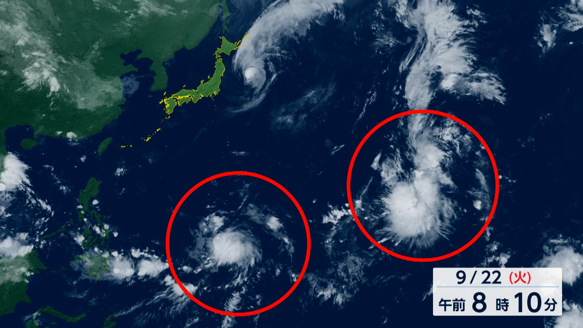 新たに2つの“台風のたまご”発生　今年はすでに25の台風発生