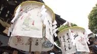 「博多どんたく港まつり」を前に　櫛田神社で「博多松囃子」傘鉾に御神入れ　5月3日・4日のパレード先頭飾る　福岡