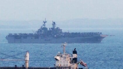 米海軍佐世保基地拠点の「トリポリ」が中東到着　沖縄駐留の第31回海兵遠征部隊など約3500人配備　フーシ派はイスラエルへの攻撃継続を発表
