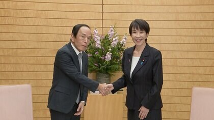 高市首相と日銀・植田総裁が初会談　金融政策や為替動向など意見交換