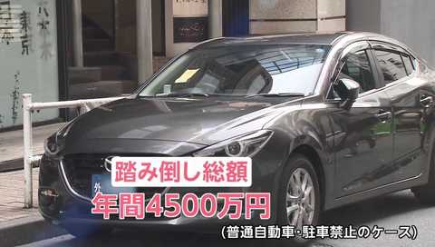 独自 外交官の車が白昼堂々と違反 駐車違反金踏み倒し 外交特権 悪用の実態