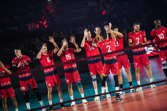 世界ランク19位のチュニジア(写真:©️FIVB)