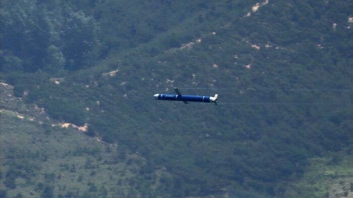 「崔賢」が発射した「戦略巡航ミサイル」（2026年6月）