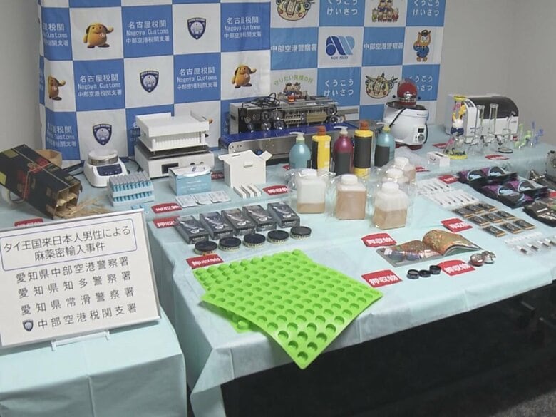 シャンプーボトルの中身から陽性反応…大麻由来の違法な液体をタイから密輸しようとしたか 20代の男2人を逮捕｜FNNプライムオンライン