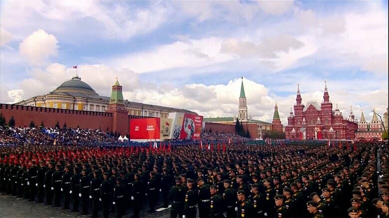【速報】ロシア「戦勝記念日」式典始まる　プーチン大統領演説へ