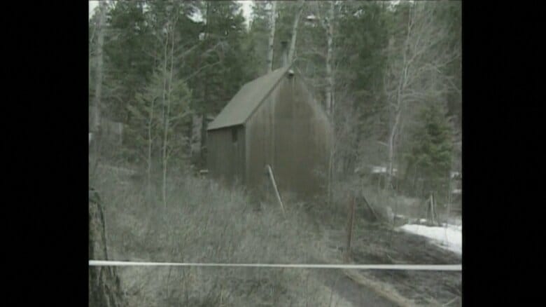 カジンスキーが住んでいた山小屋