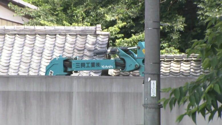 現場では捜索が続く（栃木・足利市）