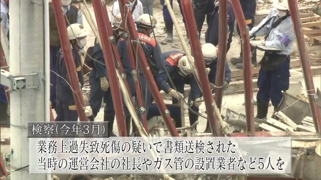 検察は「過失の認定は困難」として不起訴処分に