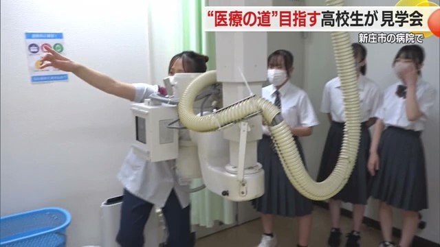 医療現場で実際に使用されている機器に触れる機会は貴重な時間