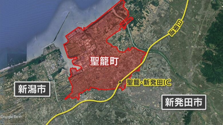 新潟市・新発田市へのアクセスが良い聖籠町