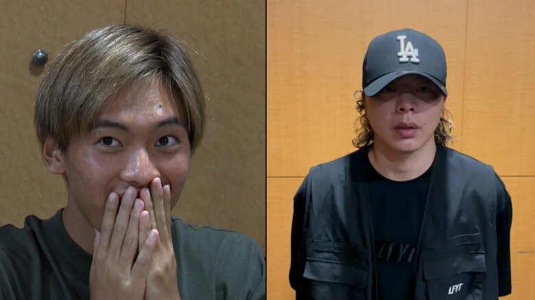 GADOROのメッセージに喜ぶ北野