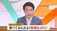夜須の《エメラルドメロン》試食販売会、高知市「とさのさと」で5日まで