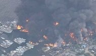 呉市の船解体現場の大規模火災　火災で発生したがれき放置で早期撤去を命じる行政処分　広島・呉市