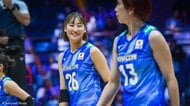 3連勝の女子日本代表が決勝トーナメント前に見せた全員バレーと20歳秋本美空の躍動　五輪出場への課題も