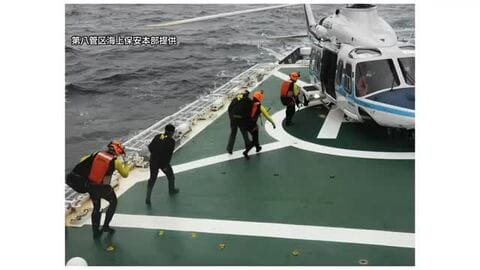【続報】島根県沖の日本海で船沈没…北朝鮮籍の男性3人救助も1人心肺停止　曳航していた貨物船に引き渡し