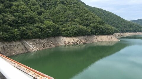 高梁川水系6つのダム貯水率32.2％に低下　平年を48.5ポイント下回る　18日正午から取水制限を強化　岡山