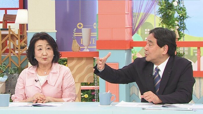 住田弁護士と鈴木哲夫さん 関西テレビ「旬感LIVEとれたてっ!」