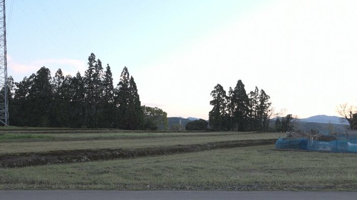 クマが目撃された周辺