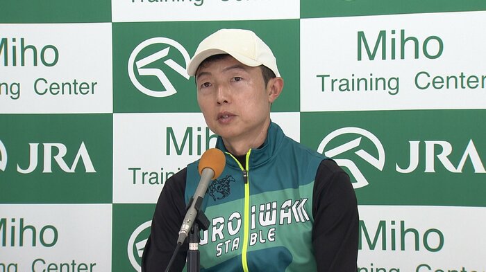 アスコリピチェーノを管理する黒岩陽一調教師