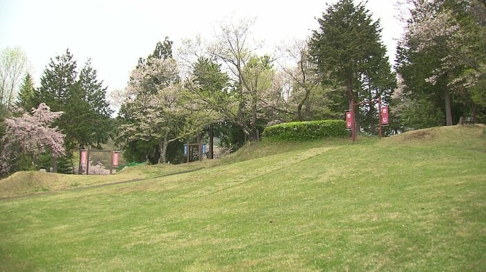 隣接するマレットゴルフ場
