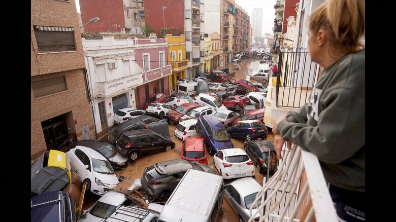 スペインでは豪雨による鉄砲水で大きな被害が　2024年10月
