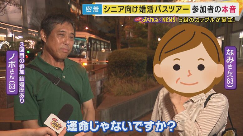 3回目の参加 結婚歴あり ノボさん（63）カップル成立