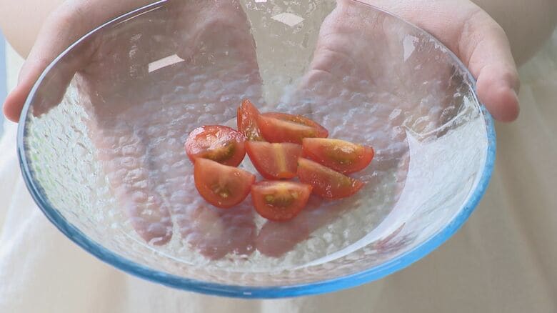 4歳以下には4等分にカット