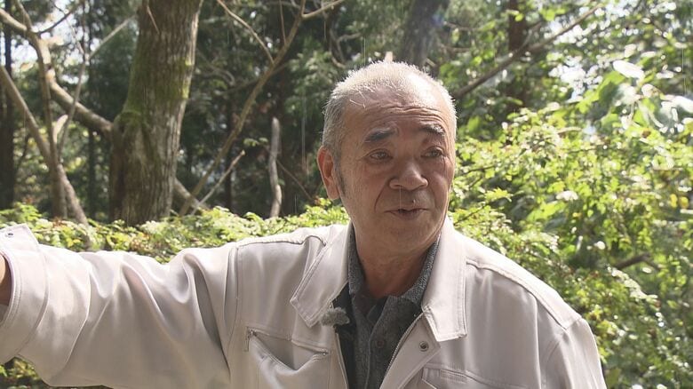 被災した山林所有者・佐々木久一さん（70）
