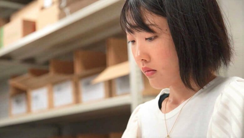 天満屋で働く22歳当時の前田