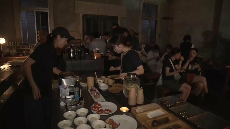 新藤さんが作った料理が振る舞われた