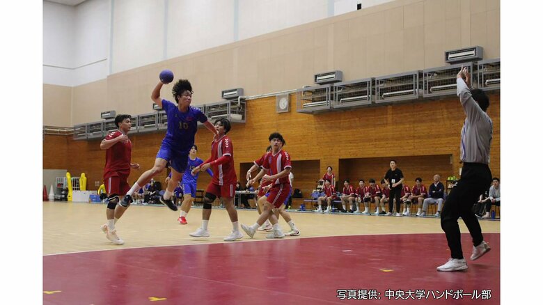 ​中央大学ハンドボール部・中島大智選手