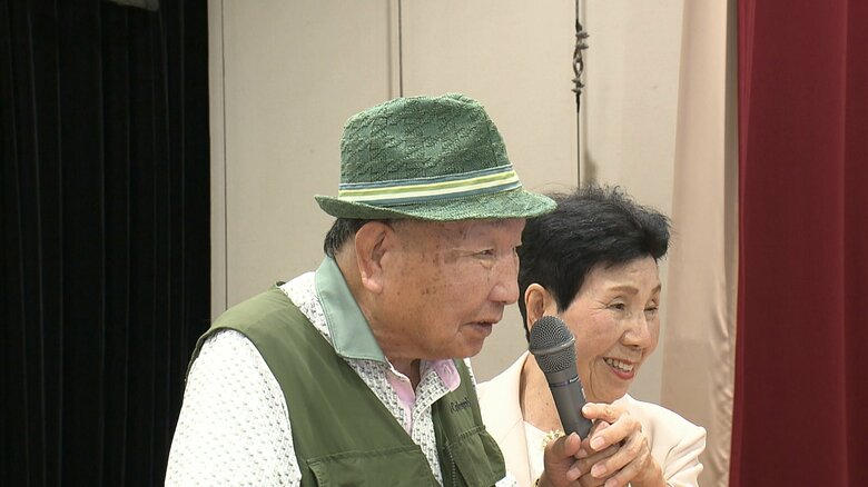 報告集会に参加した袴田巖（9月29日）