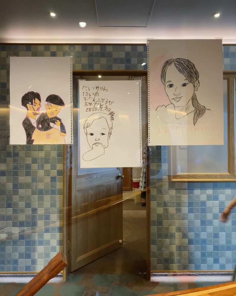 2021年開催した個展の様子